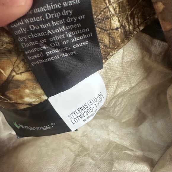 Frogg Toggs Realtree Edge Camo Rain Suit Jacket XL Pants L Waterproof Hunting - Picture 5 of 8